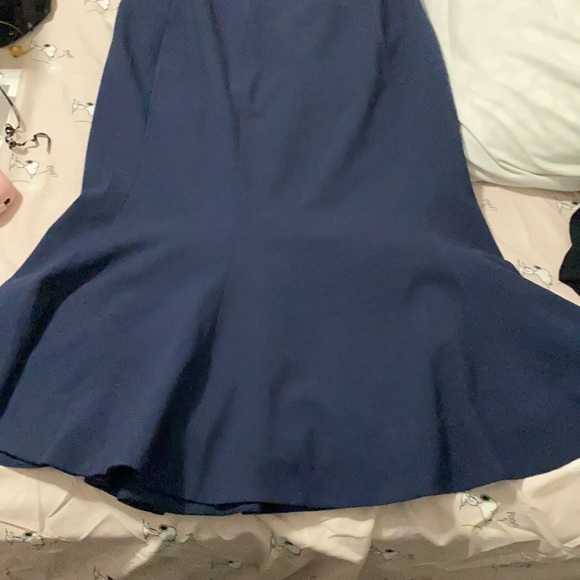 NWOT Dress the population navy midi dress - Picture 4 of 8